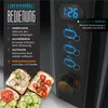 Close-up of a toaster's control panel and some decorated toast slices. Náhľad obrázku produktu