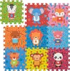 Relaxdays Puzzlematte Tiere, 9-teilige Spielmatte, Produktbild-Vorschau 1