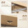 HOMCOM Ausziehbarer Esstisch 48-240 x 90cm Esszimmertisch Produktbild-Vorschau 6
