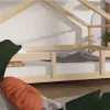 Kinderhausbett LUCKY 90 x 190 Naturholz Produktbild-Vorschau 6