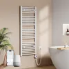 EMKE Radiatore da bagno elettrico curvo Scaldasalviette Anteprima dell’immagine prodotto 1