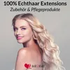 hair2heart Tape Extensions Echthaar Gewellt - 10 Tapes 2.5g Produktbild-Vorschau 2