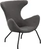 SalesFever Relaxsessel | Bezug Teddyfell | Gestell Metall Produktbild-Vorschau 1