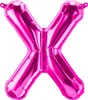 Palloncino in foil con lettera X, rosa, 40 cm circa, da Anteprima dell’immagine prodotto 1