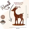 Rostikal 3er Weihnachtsdeko Set Hirsch Familie Edelrost Produktbild-Vorschau 2