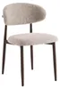 Furnihaus - Chaises de salle à manger Celia Taupe Noyer Voir les images du produit 2