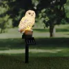 LED solární dekorace Sova - bílá Náhled obrázku produktu 3