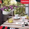 KOTARBAU® Doniczka Balkonowa na Balustradę 40 x 15 x 15 cm Podgląd zdjęcia produktu 5