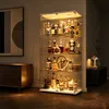 Skleněné vitríny INONEFT s LED osvětlením, vitrína se 2 Náhled obrázku produktu 1