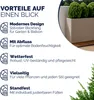 CASARIA® Blumenkasten 3 Innentöpfe Polyrattan Herausnehmbar Produktbild-Vorschau 8