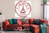 MuchoWow® Poster Paris - Briefmarke - Eiffelturm 100x100 cm Produktbild-Vorschau 2