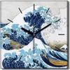 Coloray Uhr auf Leinwand 30x30 cm Wand Uhr Dekoration Produktbild-Vorschau 1