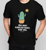 Mr. & Mrs. Panda Größe XL T-Shirt Kaktus Sonne - Schwarz - Produktbild-Vorschau 3