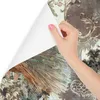 Muralo Selbstklebende Fototapete PFAU Bäume Ornamente Produktbild-Vorschau 3