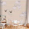Vlies Fototapete - Playful Dogs 150x105 cm Für Kinder Produktbild-Vorschau 1