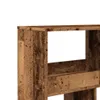 A close-up view of a wooden shelf unit. Náhled obrázku produktu