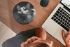 MuchoWow® Mauspad Mousepad Tierprofil Katze in schwarz und Produktbild-Vorschau 3