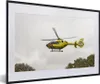 MuchoWow® Gerahmtes Poster Gelber Trauma-Hubschrauber 60x40 Produktbild-Vorschau 1