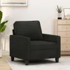 vidaXL Sessel Schwarz 60 cm Stoff Produktbild-Vorschau 2