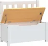 Panca per bambini con contenitore Bianco e beige 60x30x55 Anteprima dell’immagine prodotto 6