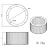 Piètement de table métallique ⌀30 cm + ⌀60 cm Structure Voir les images du produit 3
