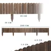 Woodygift Holz Palisade Gartenzaun Rasenkante Produktbild-Vorschau 2