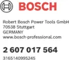 Set di punte per cacciavite Bosch 32 pz EH SD Set PR Anteprima dell’immagine prodotto 4