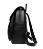 Damenrucksack aus schwarzem Leder, eleganter Urban-rucksack Produktbild-Vorschau 4