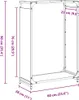 vidaXL Stojan na palivové dřevo antracit 60x28x90 cm Ocel Náhled obrázku produktu 8