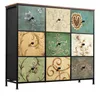 INONEFT Kommode mit 9 Schubladen, 100x30x86.5cm Produktbild-Vorschau 10