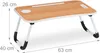 Relaxdays Laptoptisch für Bett & Couch, H x B x T: 26 x 63 Produktbild-Vorschau 4