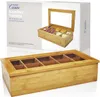 Lumaland Cuisine Teebox aus Bambus mit 10 Fächern ca. 36,7 Produktbild-Vorschau 9