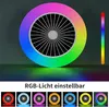 45W Leiser Deckenventilator mit Beleuchtung, RGB Produktbild-Vorschau 2