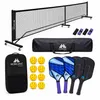 Pickleball-Set Mobiclinic 4 Schläger, 4 Bälle, Netz mit Produktbild-Vorschau 1