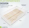 Juskys Kinderbett Naya 120x200 cm mit Rausfallschutz & Produktbild-Vorschau 5