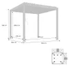 sweeek - Bioklimatische Pergola mit Lamellendach Triomphe Produktbild-Vorschau 7
