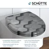 SCHÜTTE WC Sitz GREY HEXAGONS, Duroplast Toilettensitz mit Produktbild-Vorschau 5