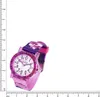 A child's watch is displayed against a white background with a ruler for scale. Produktbild-Vorschau
