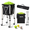 Chariot à balles de tennis pliable VEVOR, panier pouvant Voir les images du produit 1