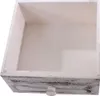 An empty drawer of a white, distressed wooden cabinet. Produktbild-Vorschau