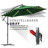 Jopassy 3.5m Parasol UV40+ Camping Parapluie suspendu LED Voir les images du produit 4