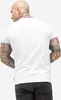 T-shirt homme coupe ajustée GAVRENE Blanc/Bleu marine/Rouge Voir les images du produit 5