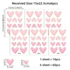 Kinder Wandsticker,60 Stück weiche rosa große kleine Produktbild-Vorschau 5
