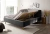 Doppelbett Cézanne 160x200cm mit Stauraum - anthrazit Produktbild-Vorschau 6