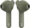 A pair of green wireless earbuds on a white background. Produktbild-Vorschau