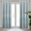 Vorhang MABEL blau 140x250 cm  Ösen Ösenvorhang Produktbild-Vorschau 1