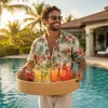 Relaxdays Schwimmendes Tablett, 2 in 1 Pooltablett für Produktbild-Vorschau 5