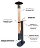 Flamesa® Lumina – Estufa de pellets de diseño para Vista previa de la imagen del producto 3