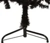 vidaXL Kunstkerstboom, halve boom, standaard, slank, zwart, Productafbeelding-voorbeeld 6