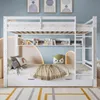 Letto a castello Merax 90x200 cm con doghe stabili e Anteprima dell’immagine prodotto 3